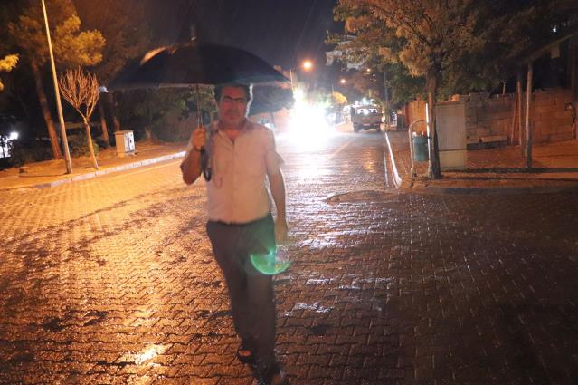 Gaziantep'te etkili olan yağmur havayı serinletti